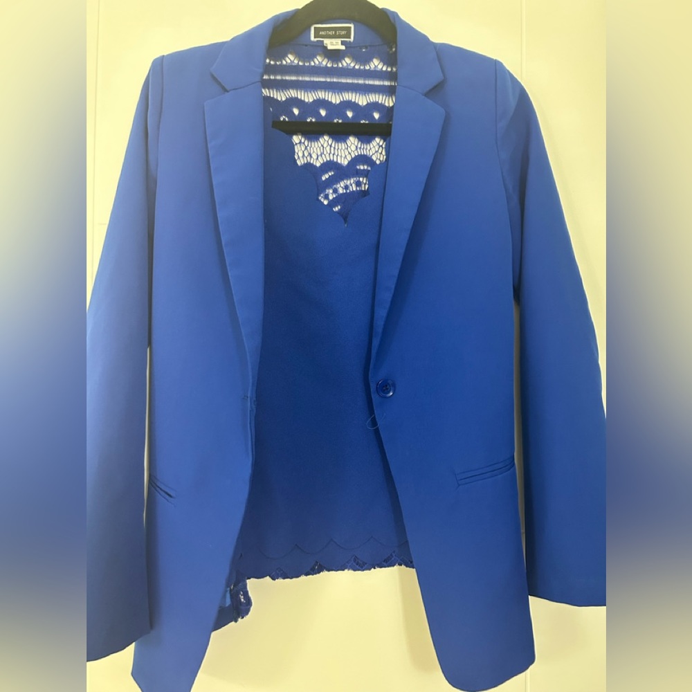 Royal blue blazer